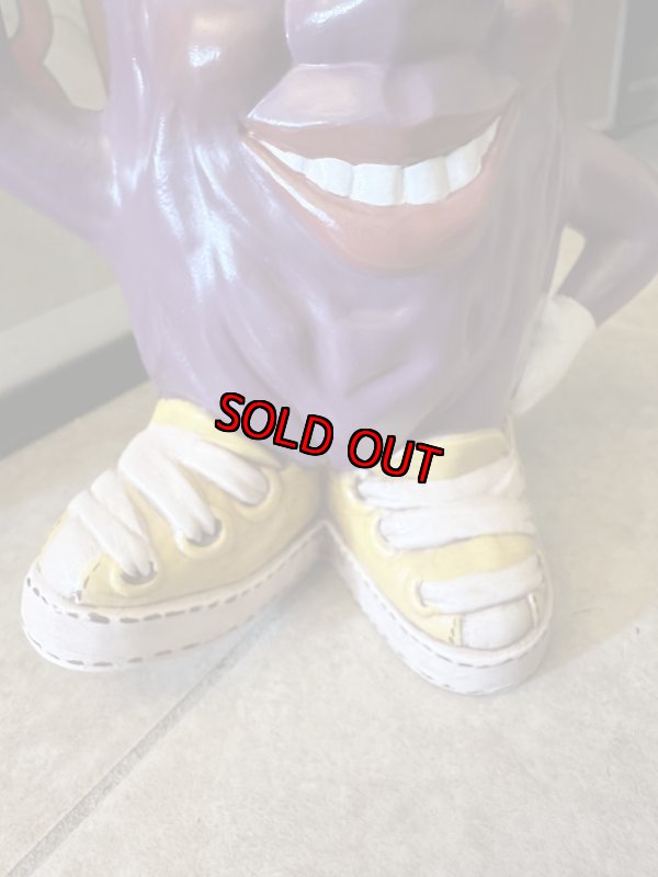 画像3: California Raisins ceramic 18cm Dancing figure Doll  1988 / カリフォルニアレーズン　18cm 陶器製　ダンシング　大きめドール　フィギュア (3)