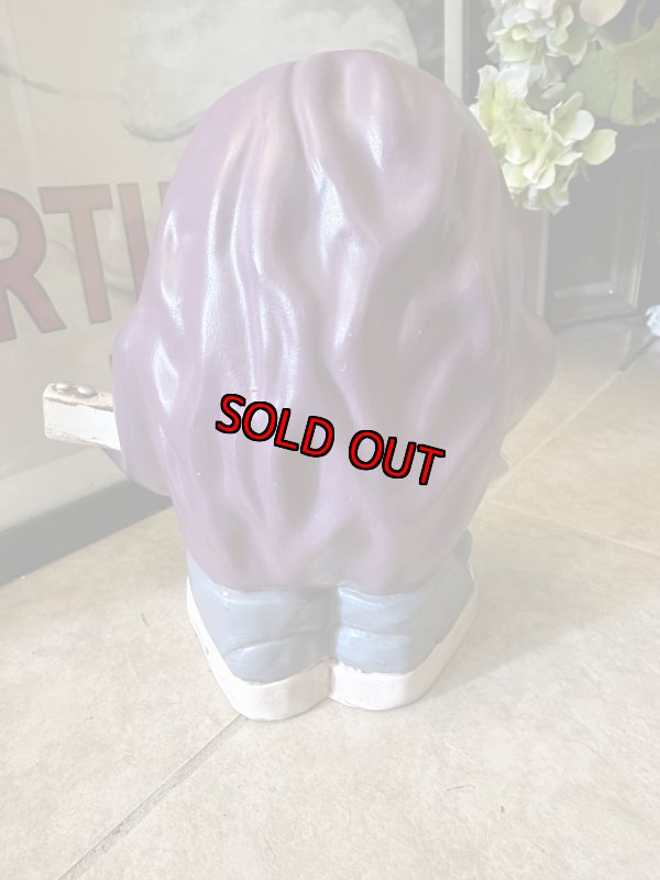 画像6: California Raisins ceramic figure Doll Guitar 1988 / カリフォルニアレーズン　陶器製　ギター　18cm 大きめドール　フィギュア (6)