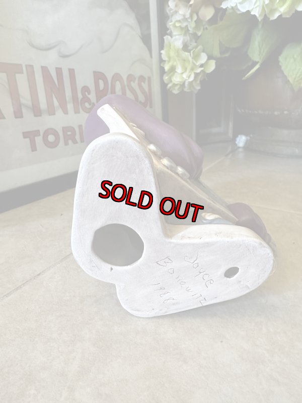 画像8: California Raisins ceramic figure Doll Guitar 1988 / カリフォルニアレーズン　陶器製　ギター　18cm 大きめドール　フィギュア (8)