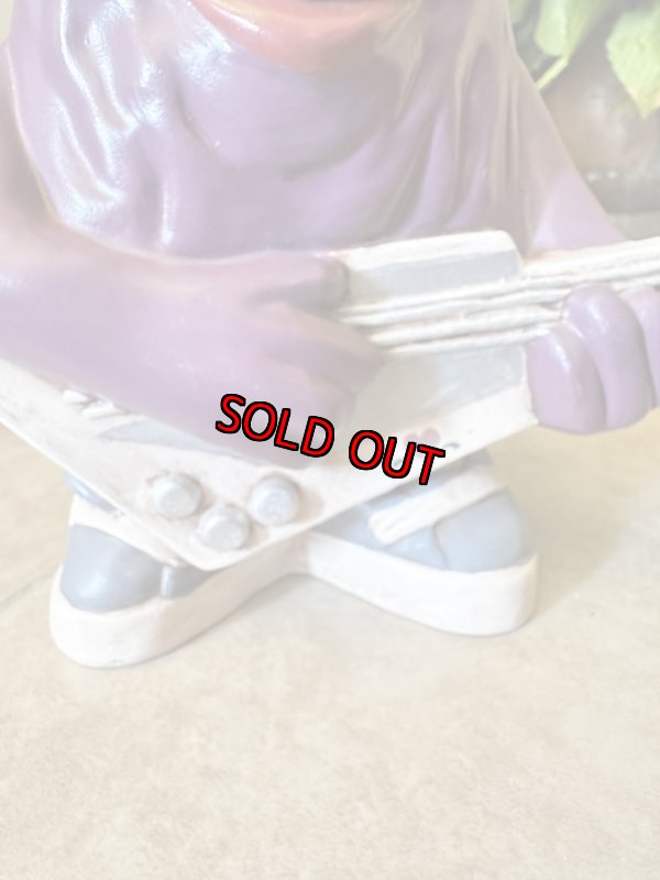 画像3: California Raisins ceramic figure Doll Guitar 1988 / カリフォルニアレーズン　陶器製　ギター　18cm 大きめドール　フィギュア (3)