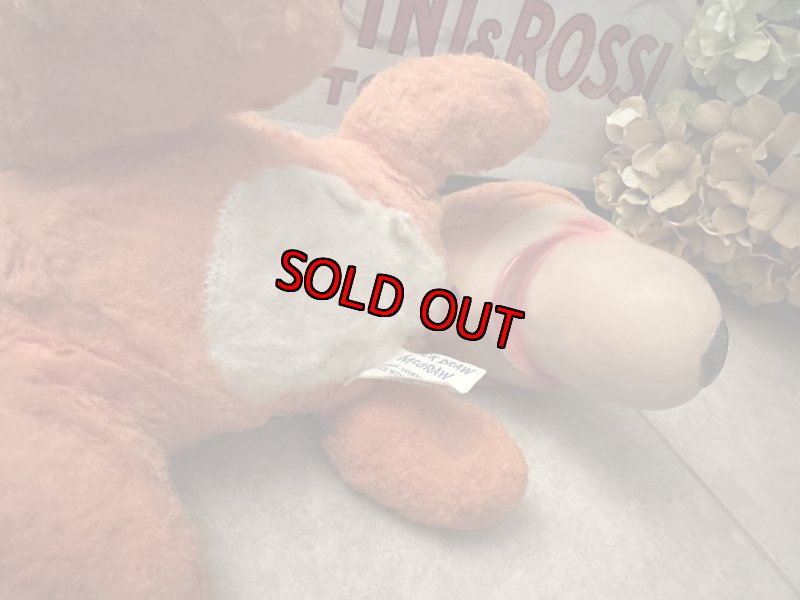 画像9: Augie Doggie rubber face Plush Doll / オギードギー　ラバーフェイス　プラッシュドール　ぬいぐるみ (9)