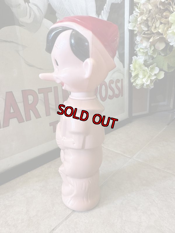 画像4: Disney Pinocchio Plastic Colgate Soaky Bottle / ピノキオ　コルゲート、プラスチック製　ソーキーボトル (4)