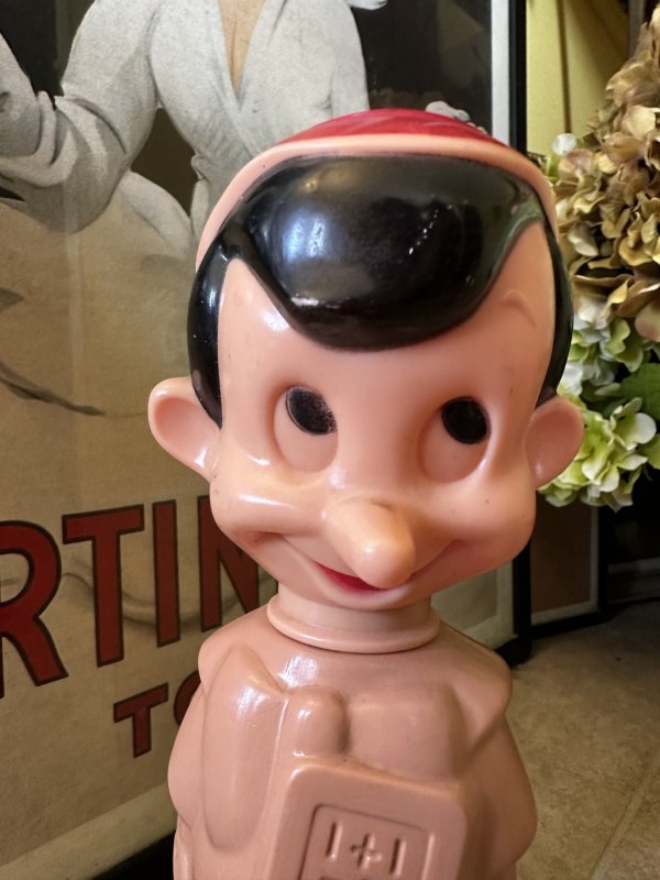 画像2: Disney Pinocchio Plastic Colgate Soaky Bottle / ピノキオ　コルゲート、プラスチック製　ソーキーボトル (2)