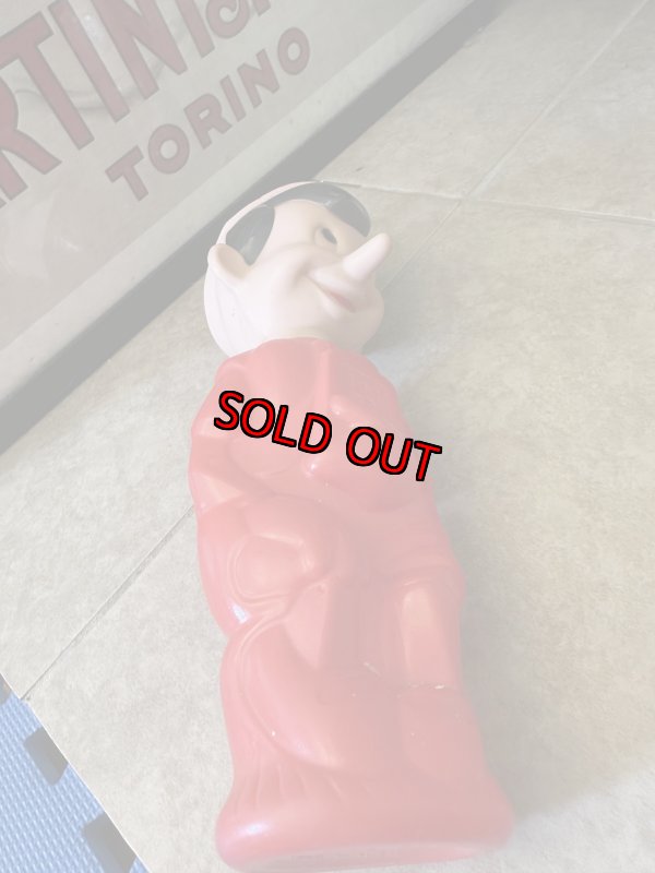 画像8: Disney Pinocchio Red Plastic Colgate Soaky Bottle / ピノキオ　レッド　コルゲート、プラスチック製　ソーキーボトル (8)