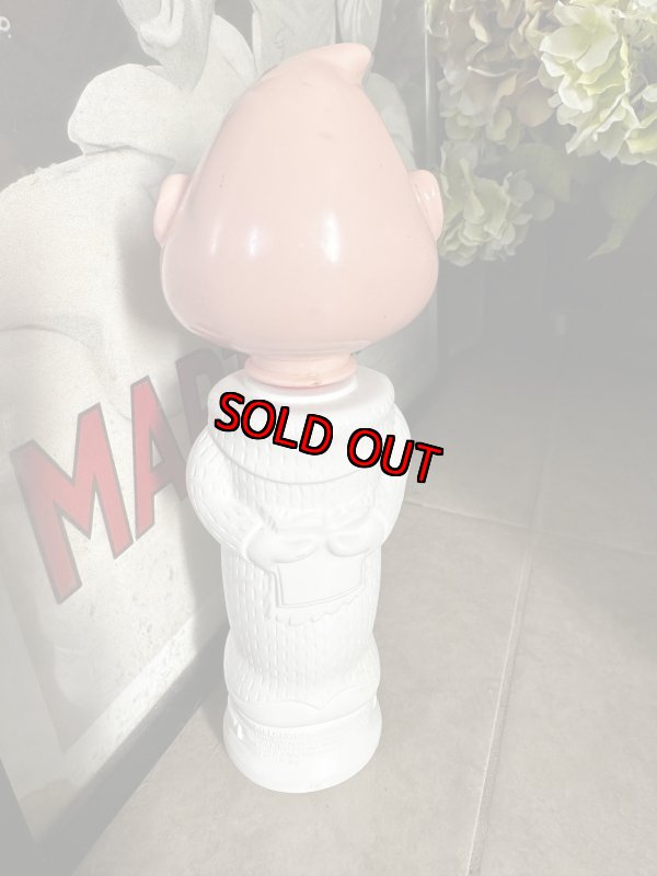 画像3: Alvin & the Chipmunks、Theodore white&blue Soaky Bottle / セオドア　ホワイト＆ブルー　ソーキーボトル 60年代　  (3)