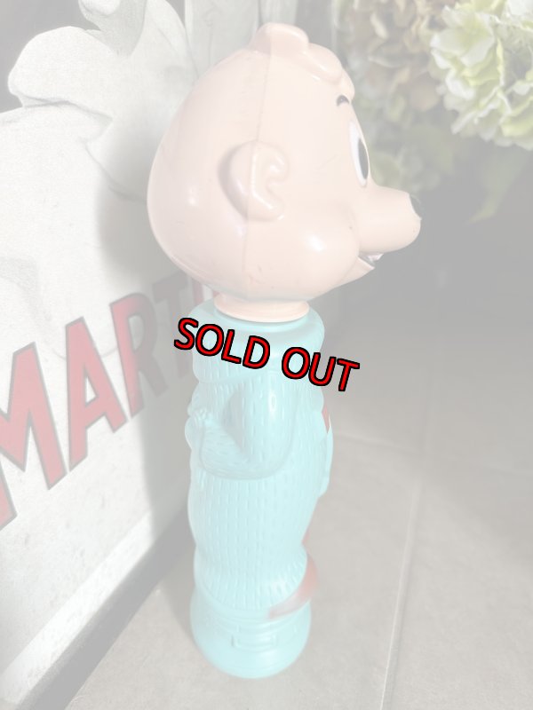 画像4: Alvin & the Chipmunks、Theodore Green Soaky Bottle / セオドア　グリーン　ソーキーボトル 60年代　  (4)