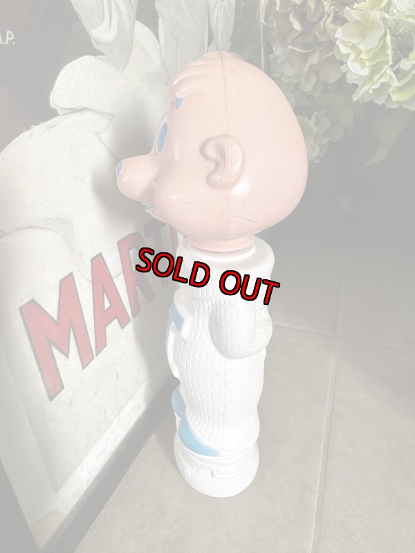 画像2: Alvin & the Chipmunks、Theodore white&blue Soaky Bottle / セオドア　ホワイト＆ブルー　ソーキーボトル 60年代　  (2)