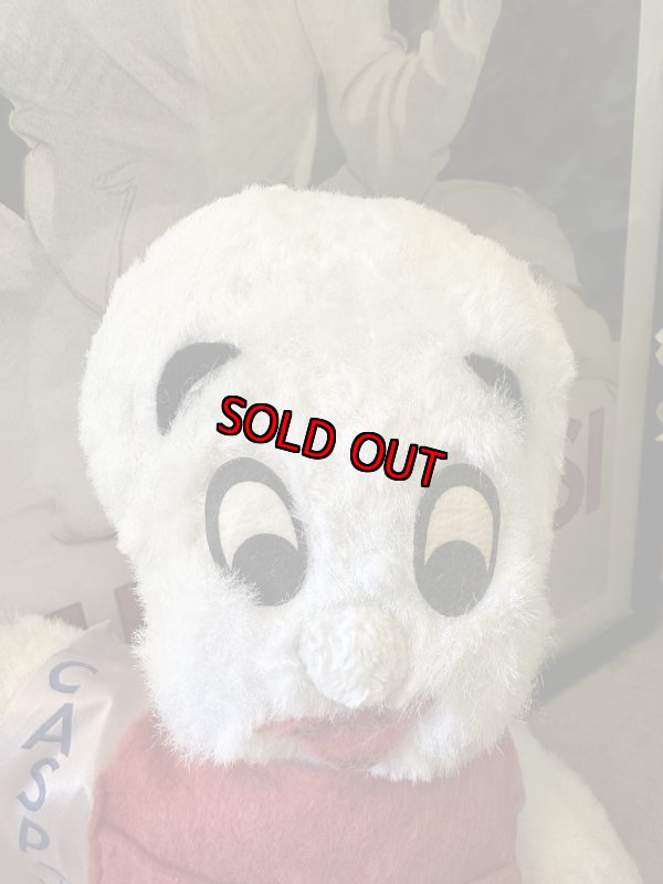 画像3: Casper Bank novelty  red apron plush doll / キャスパー　バンクノベルティ　赤いエプロン　ぬいぐるみ (3)