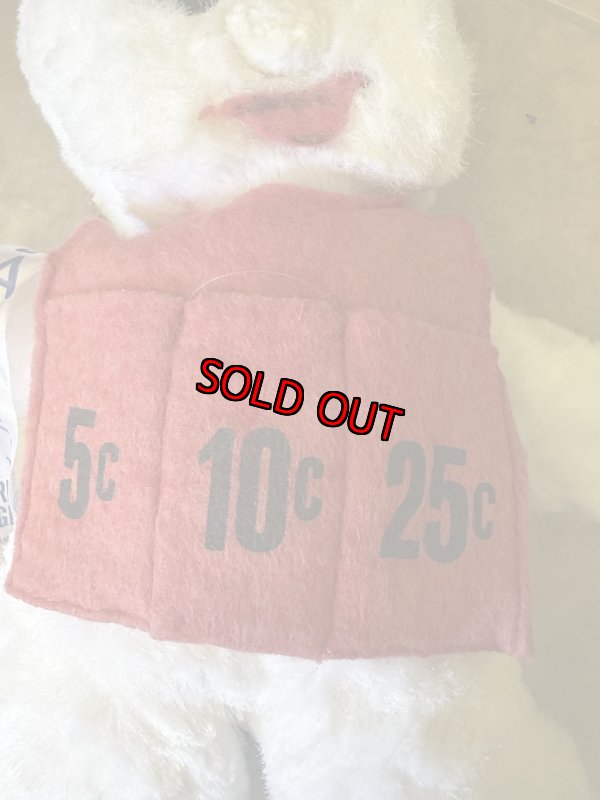 画像10: Casper Bank novelty  red apron plush doll / キャスパー　バンクノベルティ　赤いエプロン　ぬいぐるみ (10)