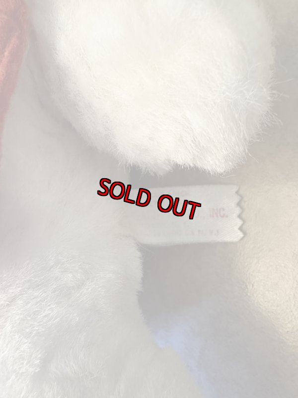 画像9: Casper Bank novelty  red apron plush doll / キャスパー　バンクノベルティ　赤いエプロン　ぬいぐるみ (9)