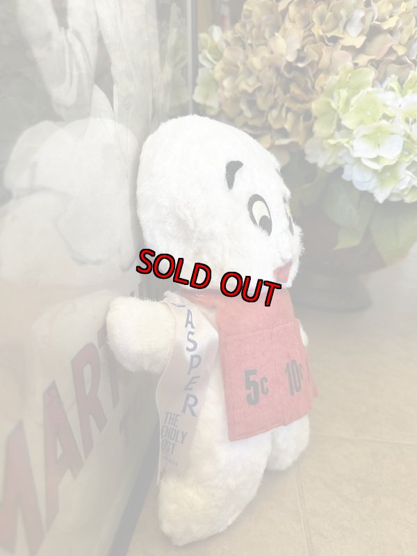 画像6: Casper Bank novelty  red apron plush doll / キャスパー　バンクノベルティ　赤いエプロン　ぬいぐるみ (6)