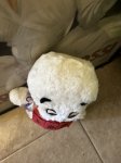 画像5: Casper Bank novelty  red apron plush doll / キャスパー　バンクノベルティ　赤いエプロン　ぬいぐるみ (5)