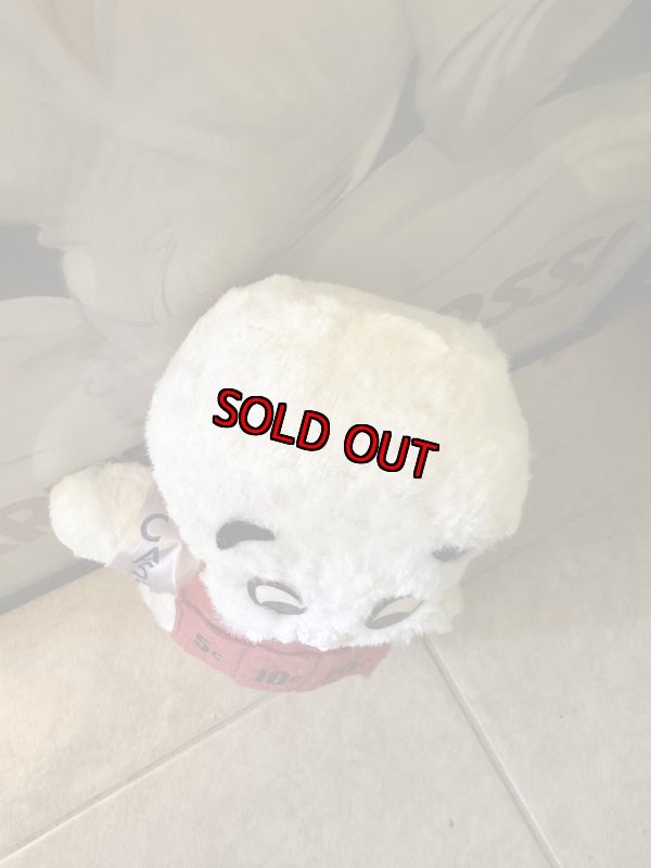 画像5: Casper Bank novelty  red apron plush doll / キャスパー　バンクノベルティ　赤いエプロン　ぬいぐるみ (5)