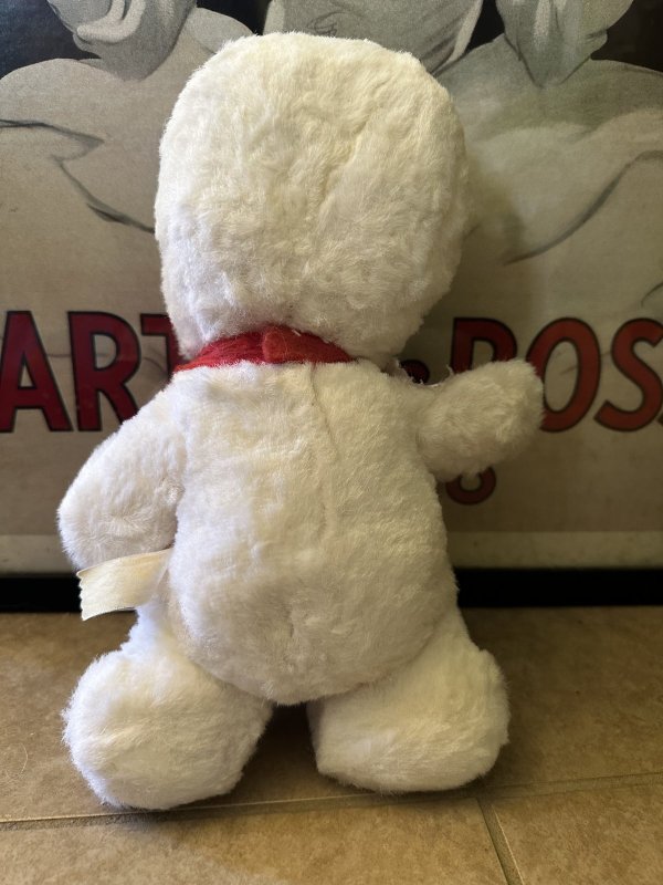 画像7: Casper Bank novelty  red apron plush doll / キャスパー　バンクノベルティ　赤いエプロン　ぬいぐるみ (7)