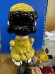 画像5: Lucy Snoopy Ceramic Doll /　スヌーピー　ルーシー　　陶器製　ドール　ツヤツヤ　黄色柄 (5)
