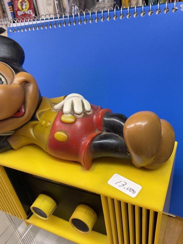 画像4: Disney Mickey Mouse Hi-Fi Radio 70‘s  / ディズニー　ミッキー マウス(色黒さん)　ラジオ (4)