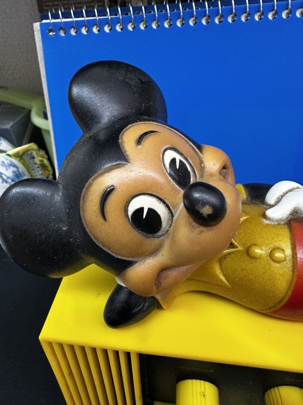 画像5: Disney Mickey Mouse Hi-Fi Radio 70‘s  / ディズニー　ミッキー マウス(色黒さん)　ラジオ (5)