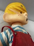 画像9: Dennis the Menace Rubber doll Red Overall  (G) / わんぱくデニス　ラバードール　青と白Tシャツ、レッドオーバーオール (9)
