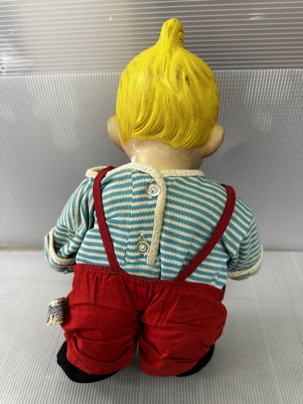 画像6: Dennis the Menace Rubber Face doll Red Overall  Fabric / わんぱくデニス　ラバーフェイスドール　青と白Tシャツ、レッドオーバーオール (6)