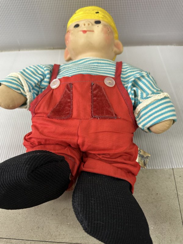 画像9: Dennis the Menace Rubber Face doll Red Overall  Fabric / わんぱくデニス　ラバーフェイスドール　青と白Tシャツ、レッドオーバーオール (9)