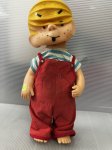 画像1: Dennis the Menace Rubber doll Red Overall  (G) / わんぱくデニス　ラバードール　青と白Tシャツ、レッドオーバーオール (1)