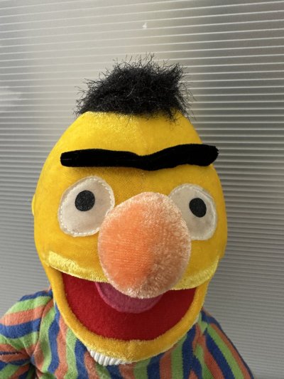 画像1: Sesame Street Bert plush doll  / セサミストリート　バート　ぬいぐるみ 
