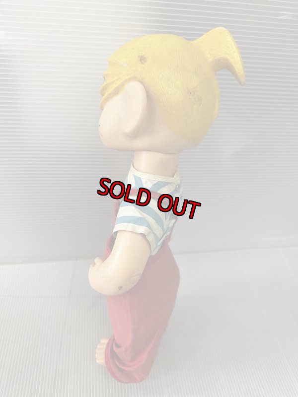 画像4: Dennis the Menace Rubber doll Red Overall  (G) / わんぱくデニス　ラバードール　青と白Tシャツ、レッドオーバーオール (4)