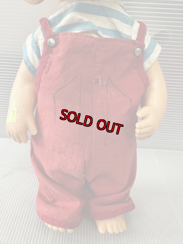 画像3: Dennis the Menace Rubber doll Red Overall  (G) / わんぱくデニス　ラバードール　青と白Tシャツ、レッドオーバーオール (3)