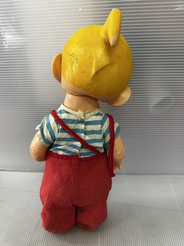 画像5: Dennis the Menace Rubber doll Red Overall  (G) / わんぱくデニス　ラバードール　青と白Tシャツ、レッドオーバーオール (5)