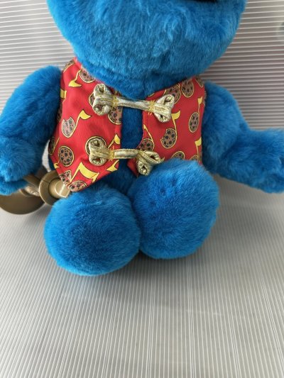 画像2: Sesame Street Cookie Monster marching band Plush Doll  1999 / クッキーモンスター　マーチングバンド　ラップ　ぬいぐるみ