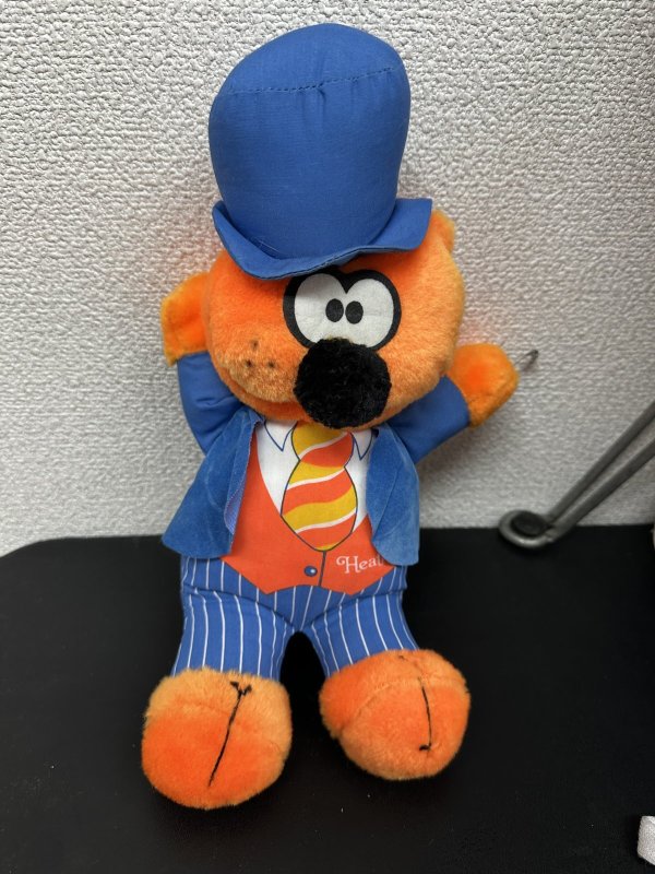 画像1: Heathcliff Cat Knickerbocker plush doll 1981  /  ヒースクリフ ニッカーボッカー　ぬいぐるみ (1)