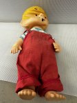 画像8: Dennis the Menace Rubber doll Red Overall  (G) / わんぱくデニス　ラバードール　青と白Tシャツ、レッドオーバーオール (8)