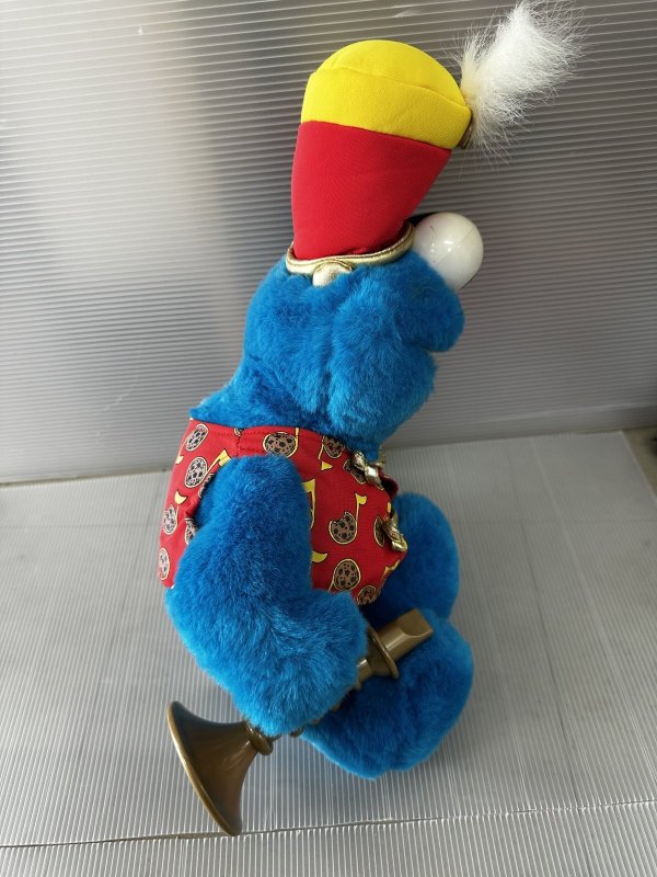 画像7: Sesame Street Cookie Monster marching band Plush Doll  1999 / クッキーモンスター　マーチングバンド　ラップ　ぬいぐるみ (7)