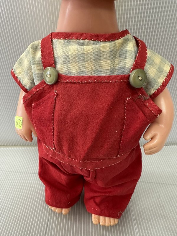 画像3: Dennis the Menace Rubber doll Red Overall  (H)  / わんぱくデニス　ラバードール　青と白Tシャツ、レッドオーバーオール (3)