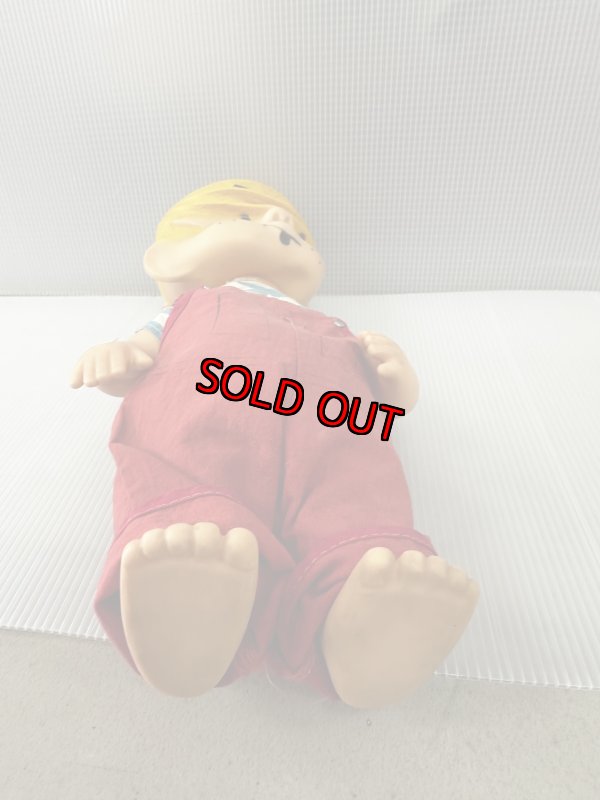 画像7: Dennis the Menace Rubber doll Red Overall  (G) / わんぱくデニス　ラバードール　青と白Tシャツ、レッドオーバーオール (7)