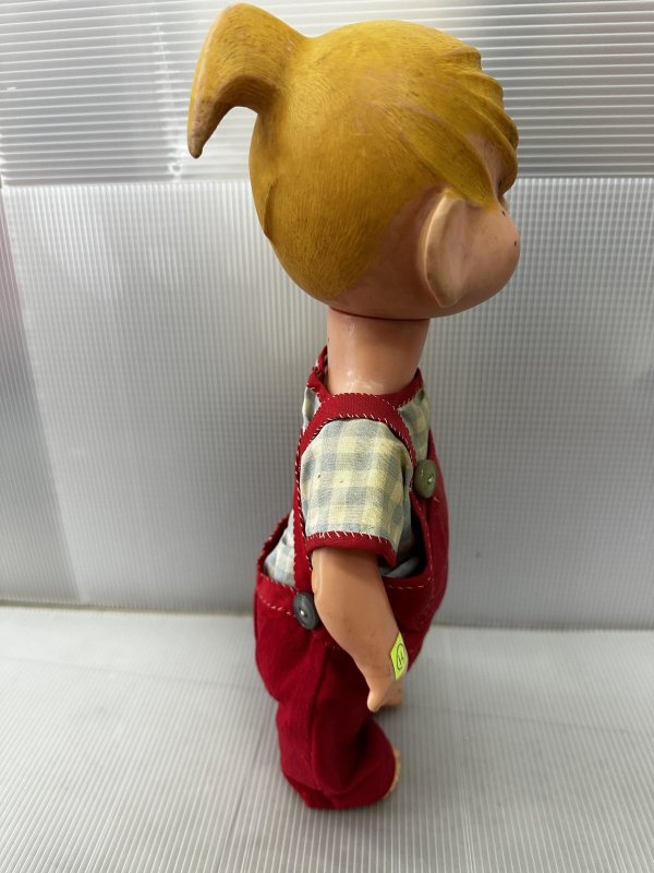 画像7: Dennis the Menace Rubber doll Red Overall  (H)  / わんぱくデニス　ラバードール　青と白Tシャツ、レッドオーバーオール (7)