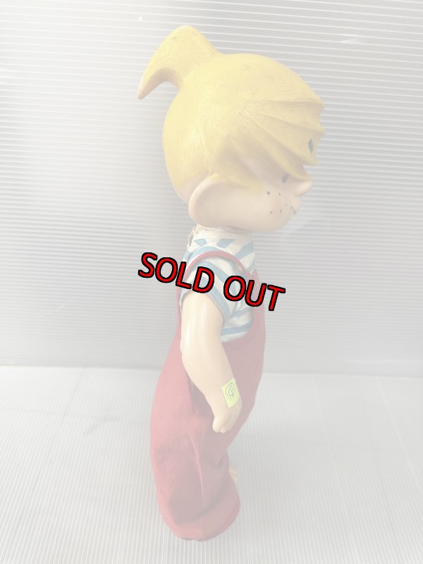 画像6: Dennis the Menace Rubber doll Red Overall  (G) / わんぱくデニス　ラバードール　青と白Tシャツ、レッドオーバーオール (6)