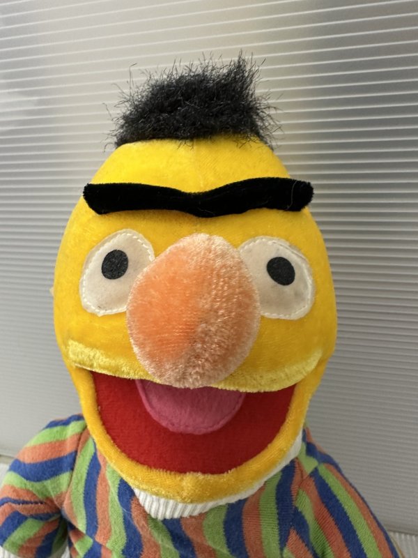 画像2: Sesame Street Bert plush doll  / セサミストリート　バート　ぬいぐるみ  (2)