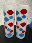 画像3:  Dairy Queen frosted glasses set of 2 / ディリークィーン　半透明グラス　2個セット (3)