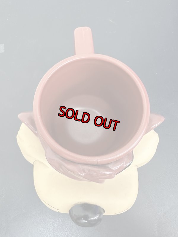 画像5:  Looney Tunes Tasmanian Devil Face Plastic Mug /  ルーニーテューンズ  タスマニアンデビル　プラスチック製　フェイスマグ (5)