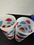 画像9:  Dairy Queen frosted glasses set of 2 / ディリークィーン　半透明グラス　2個セット (9)