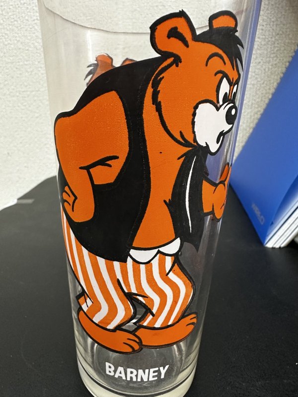 画像7: PEPSI COLLECTOR SERIES Barney glass 1975 / ペプシ　バーニー　グラス (7)