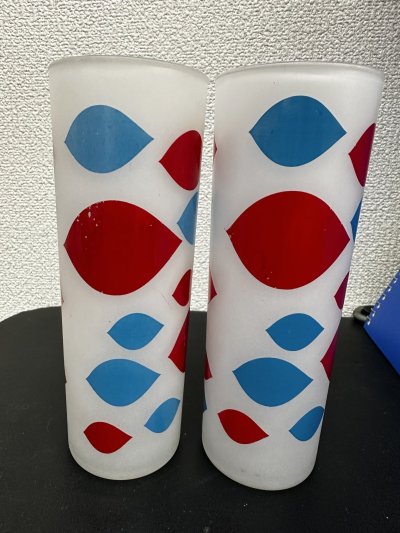 画像3:  Dairy Queen frosted glasses set of 2 / ディリークィーン　半透明グラス　2個セット