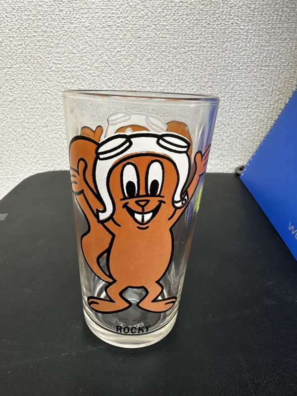 画像1: Rocky Pepsi Collector Series Glass (B) / ロッキー＆ブルウィンクル　ペプシ　グラス (1)