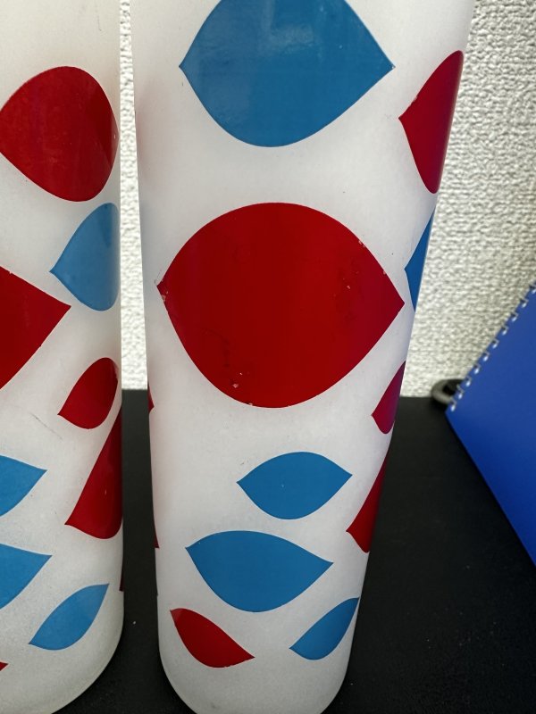 画像6:  Dairy Queen frosted glasses set of 2 / ディリークィーン　半透明グラス　2個セット (6)