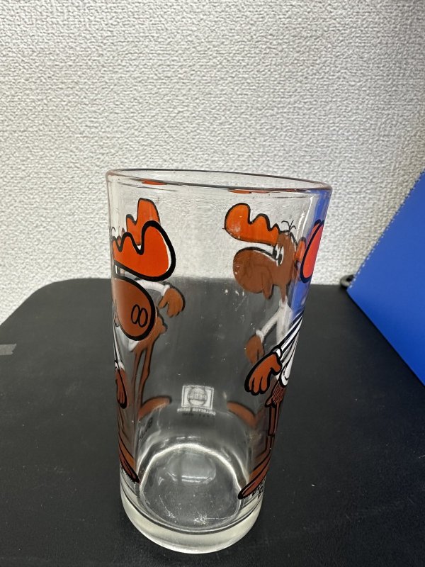 画像2: Bullwinkle Pepsi Collector Series Glass / ロッキー＆ブルウィンクル　ペプシ　グラス (2)