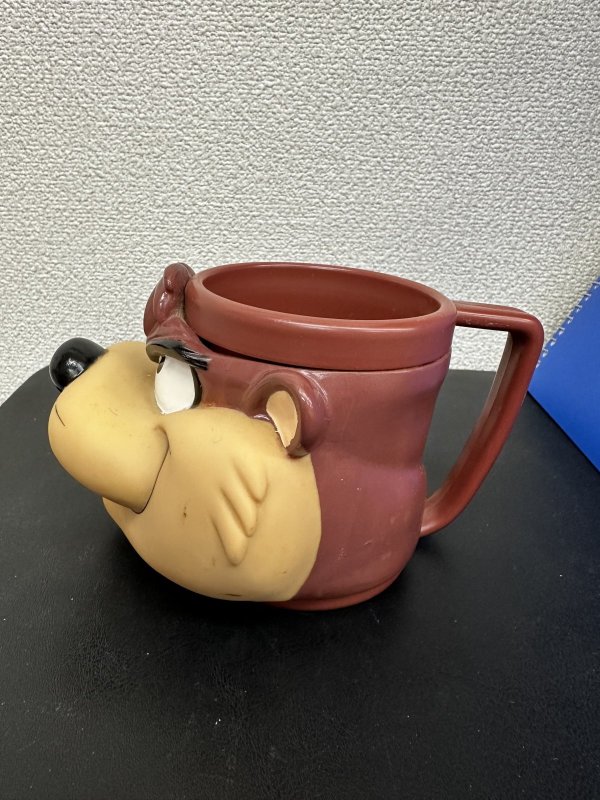 画像2:  Looney Tunes Tasmanian Devil Face Plastic Mug /  ルーニーテューンズ  タスマニアンデビル　プラスチック製　フェイスマグ (2)