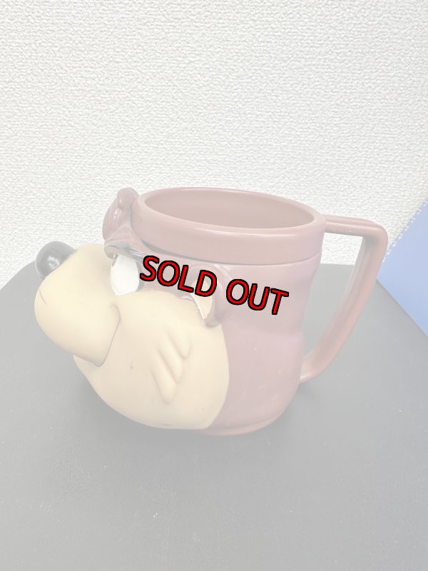 画像2:  Looney Tunes Tasmanian Devil Face Plastic Mug /  ルーニーテューンズ  タスマニアンデビル　プラスチック製　フェイスマグ (2)