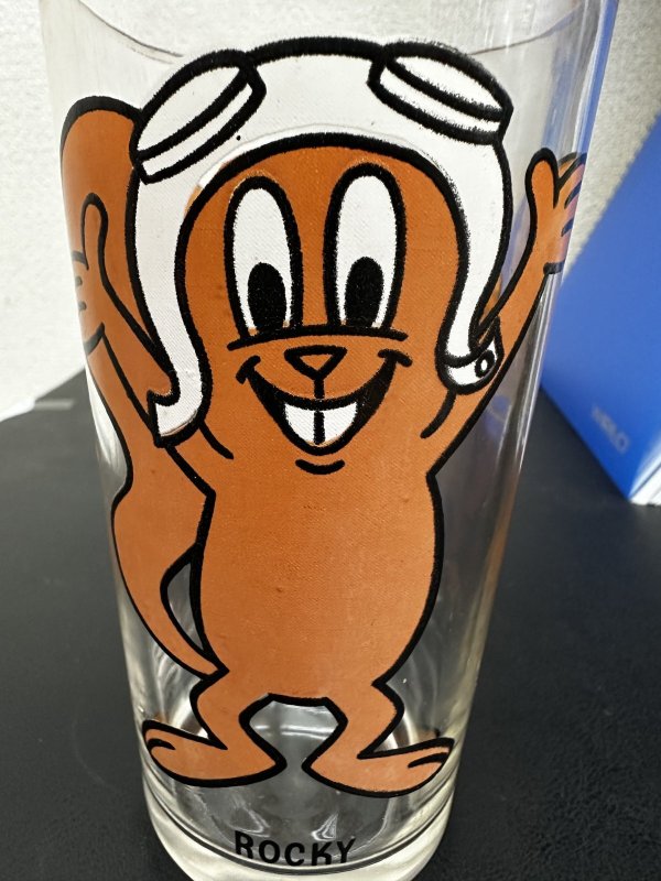 画像7: Rocky Pepsi Collector Series Glass (B) / ロッキー＆ブルウィンクル　ペプシ　グラス (7)