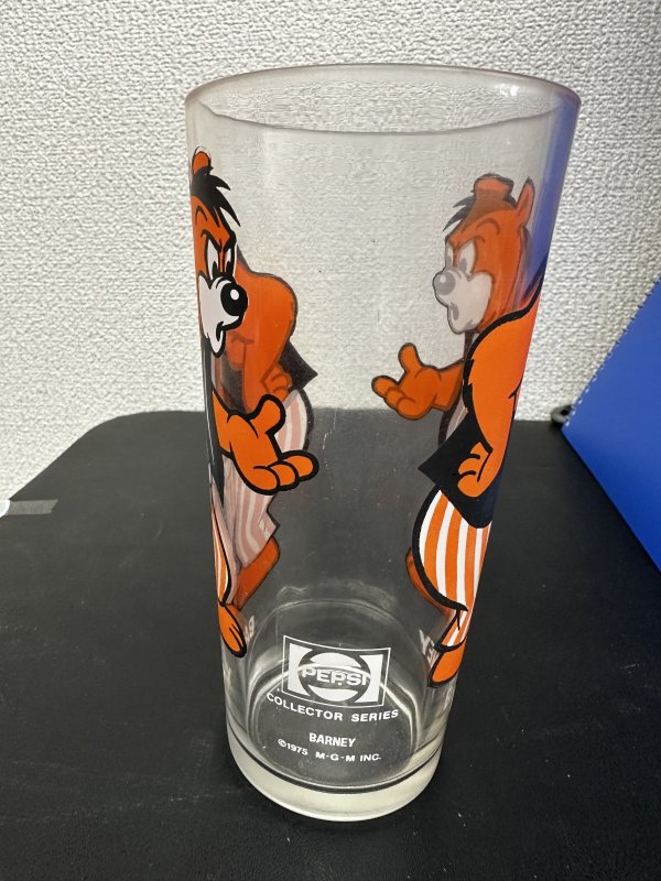 画像2: PEPSI COLLECTOR SERIES Barney glass 1975 / ペプシ　バーニー　グラス (2)